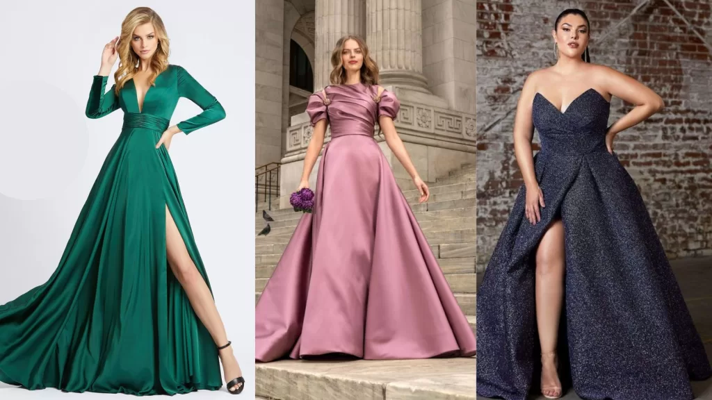 3 girls wear prom dresses-FashionHPP